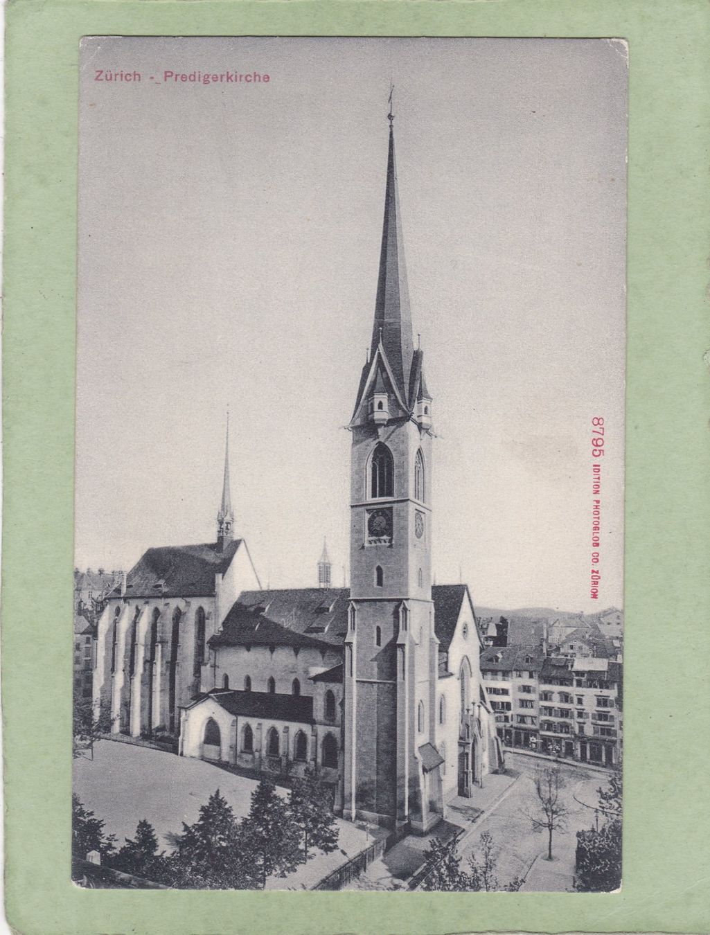 Cartes postales: Zürich Predigerkirche – D'occasion à Herisau par Lisegrat2008