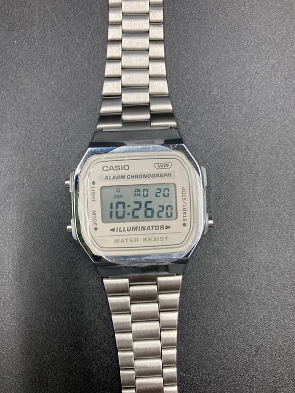 Casio Uhren: CASIO | Armbanduhr | Digital |Silber – Neu (gemäss Beschreibung) aus Wittenbach von Restwert_St-Gallen