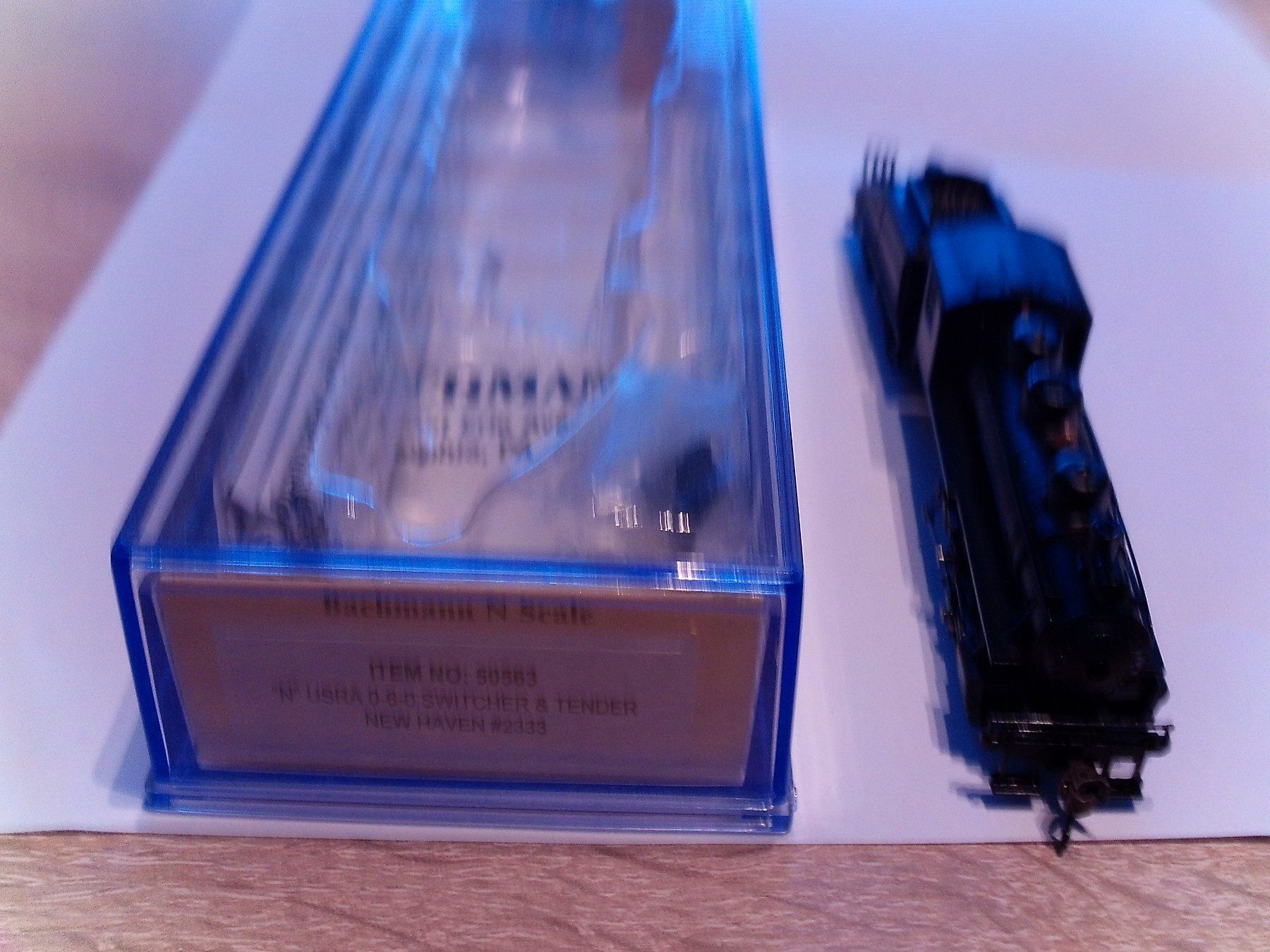 Spectrum Modellini di ferrovie: Bachmann US Dampflok New haven Spur N – Difettoso da Mönchaltorf venduto da Moni014 3