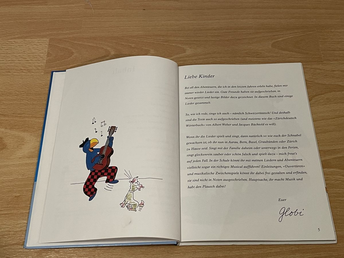 Libri: Globi-Liederbuch zum Mitsingen – Usato da Chur venduto da Tsambiko 3