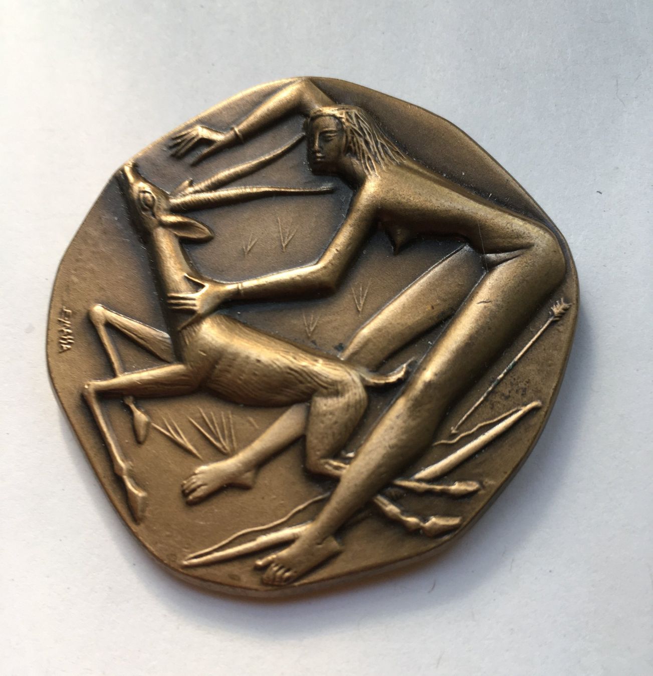 Medaglie: Kunstmedaille Jagd von Huegenin – Nuovo (secondo la descrizione) da Kirchberg SG venduto da Zenhad69