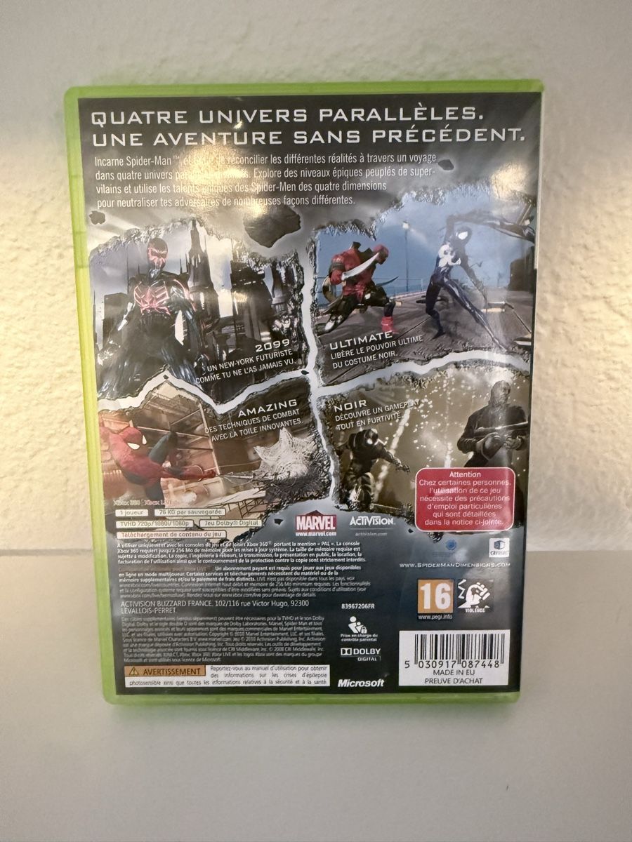 Microsoft Giochi: Spiderman dimension Xbox 360 – Usato da Plasselb venduto da val_6dkn 4