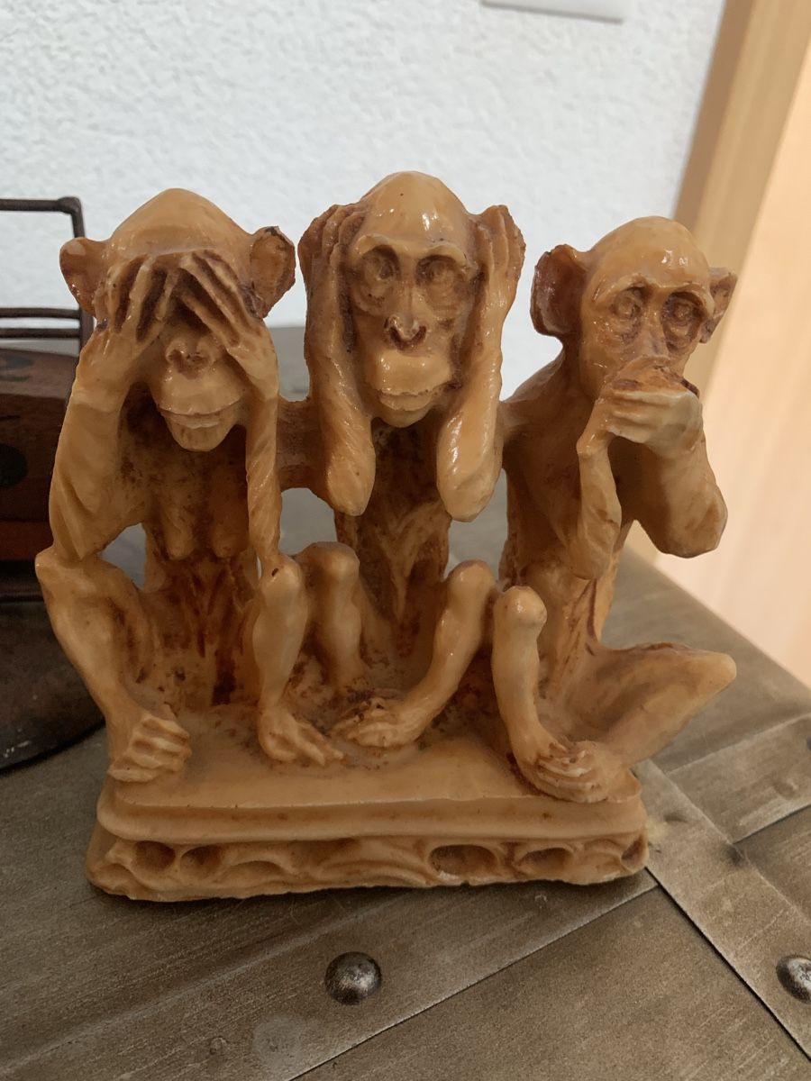 Statuette: Les 3 singes de la sagesse – Usato da Cousset venduto da Agorboss