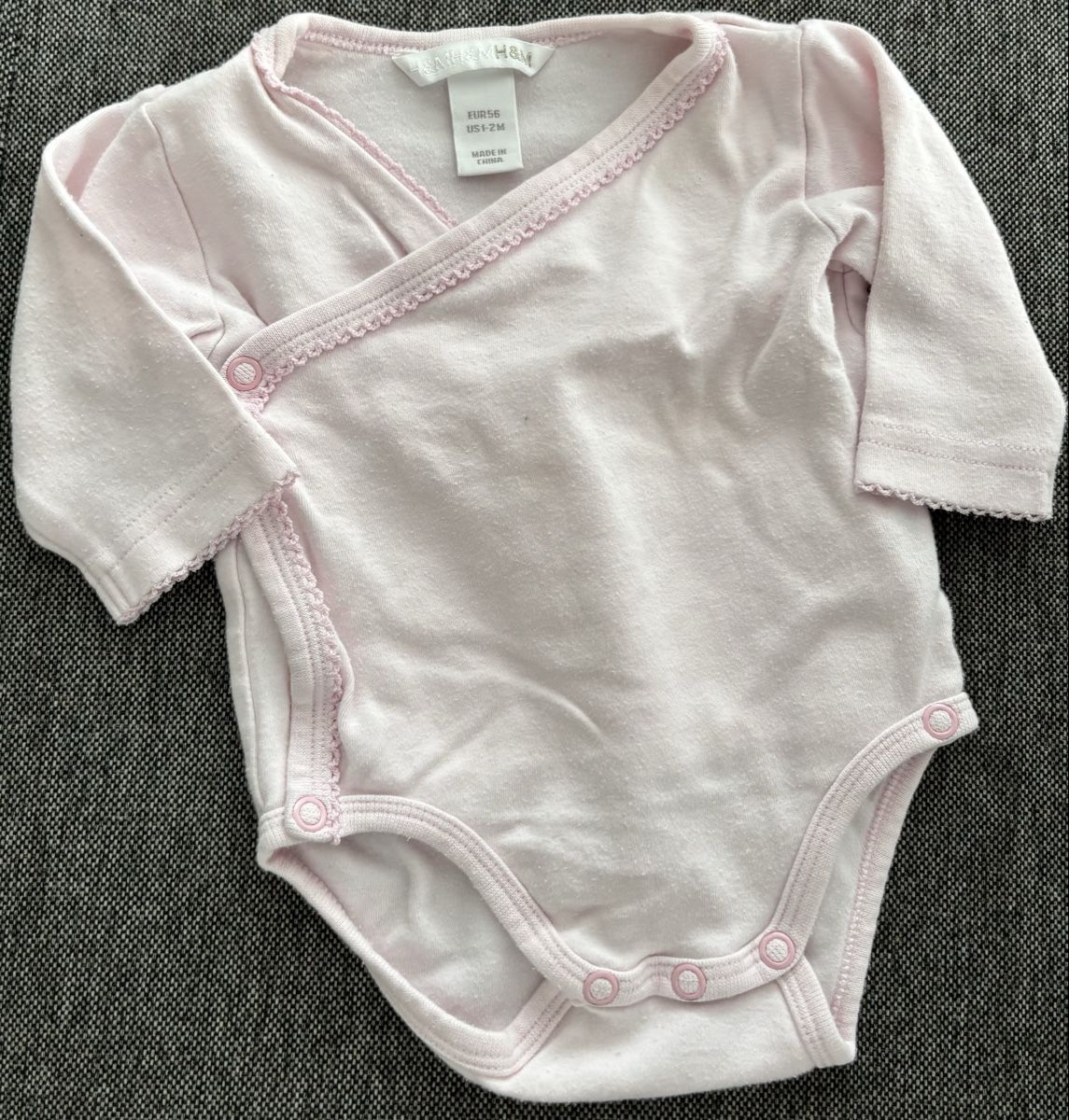 H&M Biancheria intima: H&M Baby Body, Gr. 56 rosa – Usato da Jegenstorf venduto da Annina0506