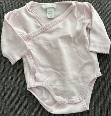 H&M Baby Body, Gr. 56 rosa