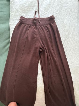 Trendige Zebra Hose, weit geschnitten, Grösse S, Herbst