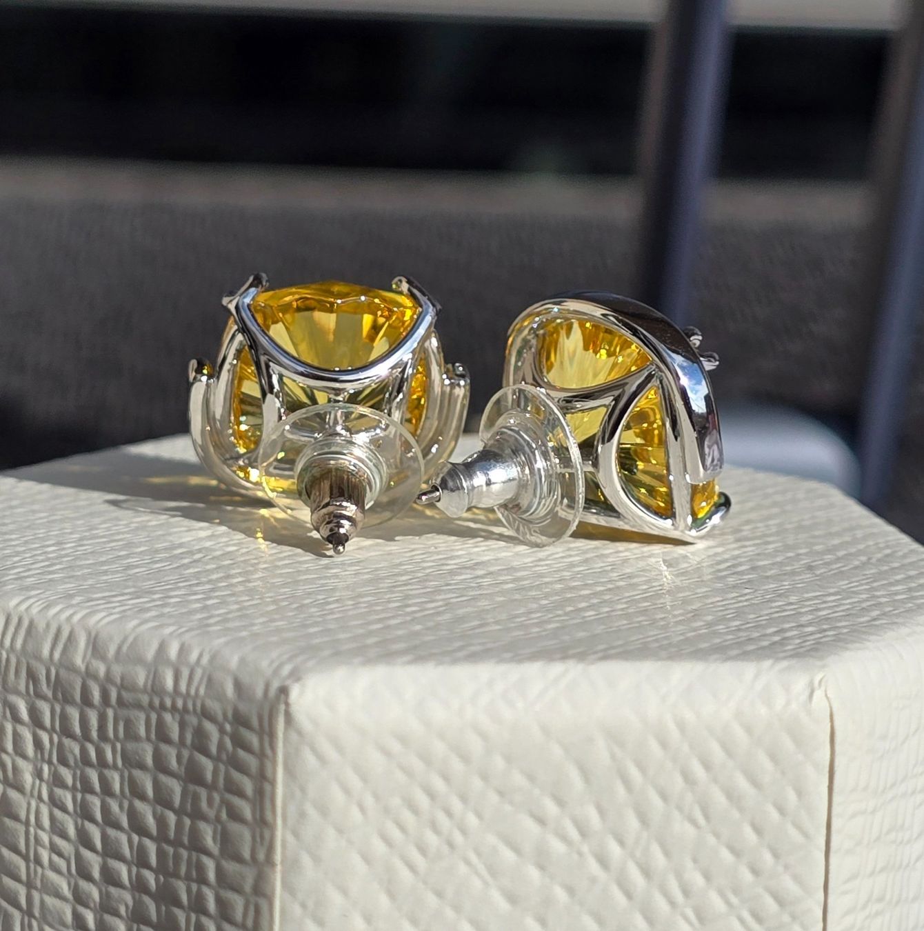Swarovski Orecchini pendenti & Orecchini a lobo: Swarovski Harmonia Ohrringe, gelb – Usato da Uster venduto da proshka74 1