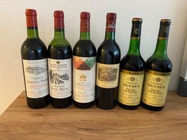 6 Fl Chateau Mouton,Lafite,Troplong