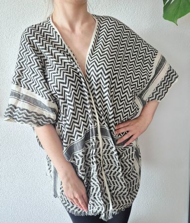 CARDIGAN BECK SÖNDERGAARD JACKE CAPE PONCHO BLUSE TUNIKA TOP