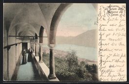 AK Locarno, La Madonna del Sasso, 1903