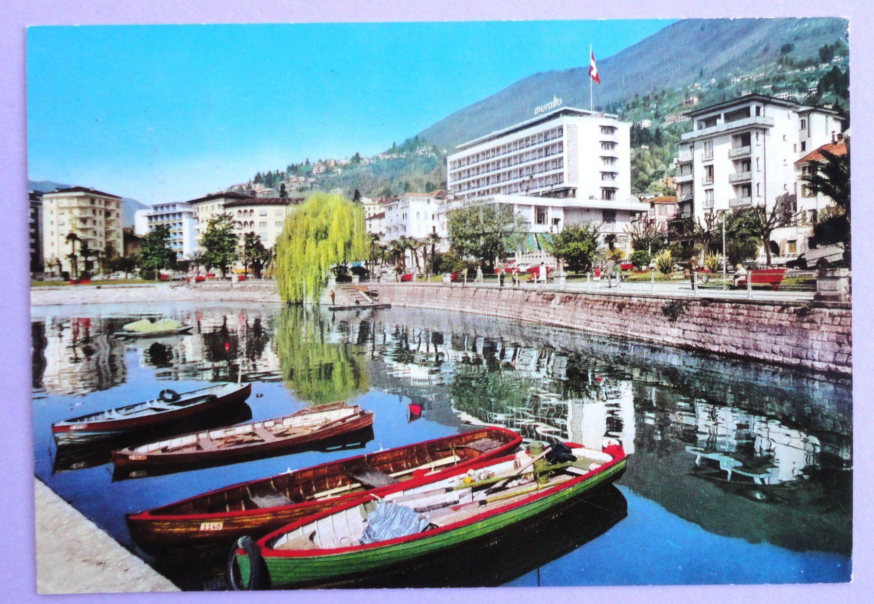 Cartoline postali: Locarno-Muralto, Lungolago – Usato da Fétigny venduto da Billy2miny