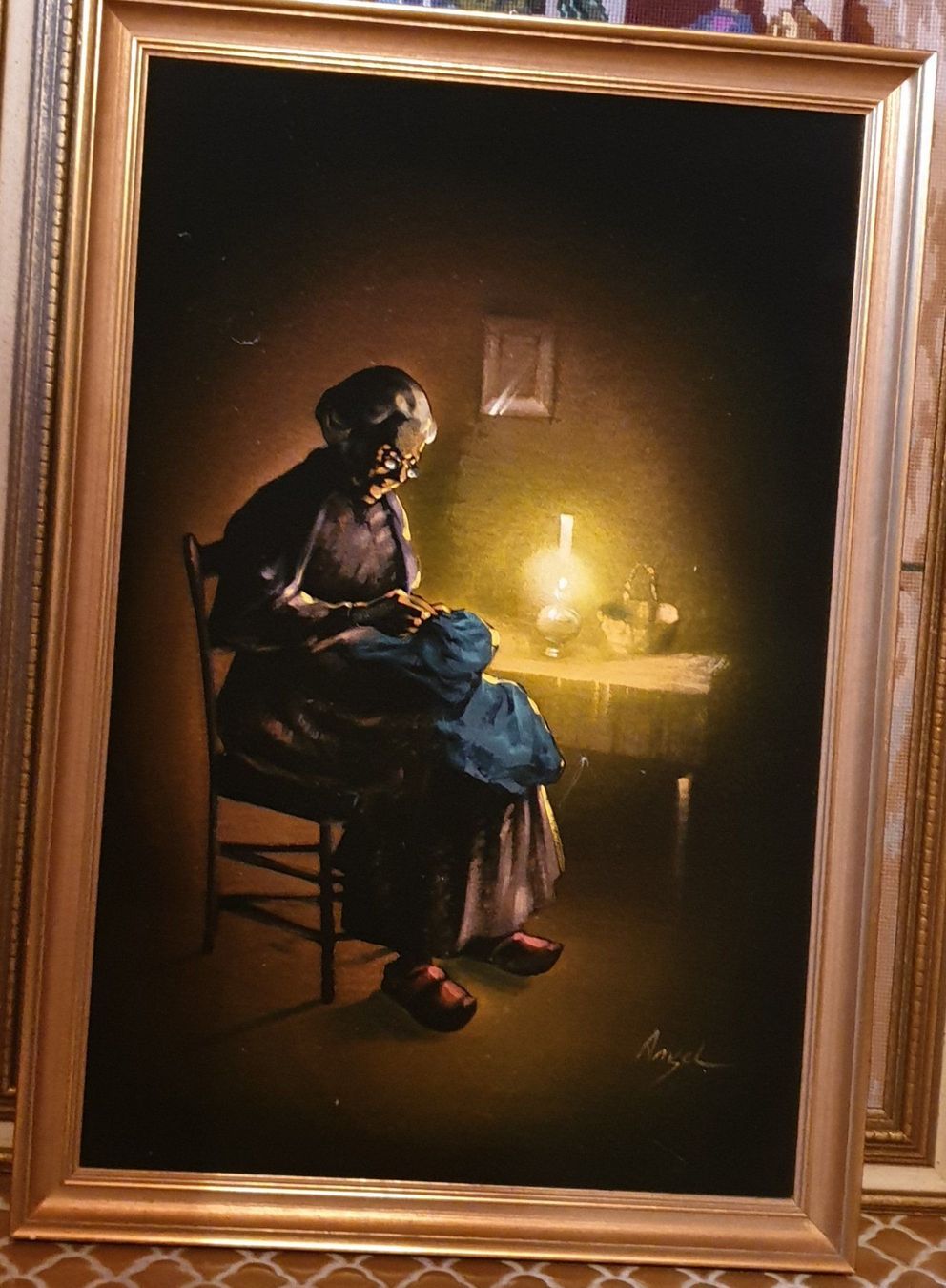Dipinti: Tableau peinture grand-mère – Usato da Court venduto da car_lc8s