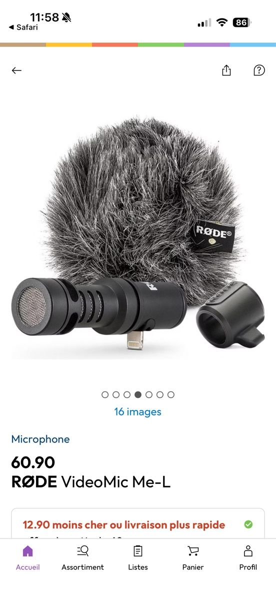 Røde Microfoni: VideoMic Me-L – Nuovo (secondo la descrizione) da Zürich venduto da V_I 1