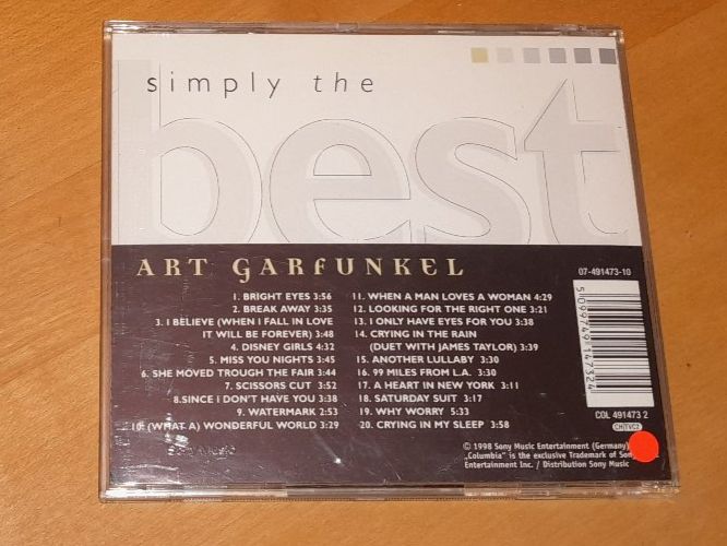 CD: Art Garfunkel - Simply the Best - CD – Usato da Steffisburg venduto da FutureOne 1