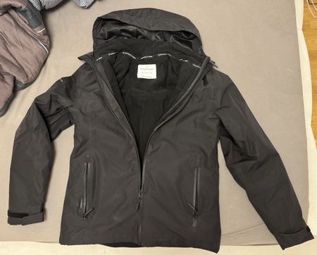Everyday 3in1 Rain Jacket all Black, Kapten & Son