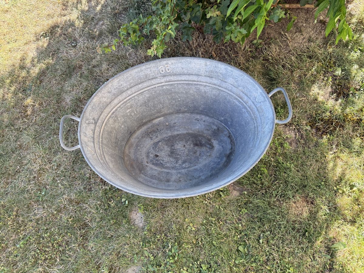 Altre Decorazioni per giardino: Zuber Zinkwanne dicht 56 L – Usato da Gerlafingen venduto da sternrose 1