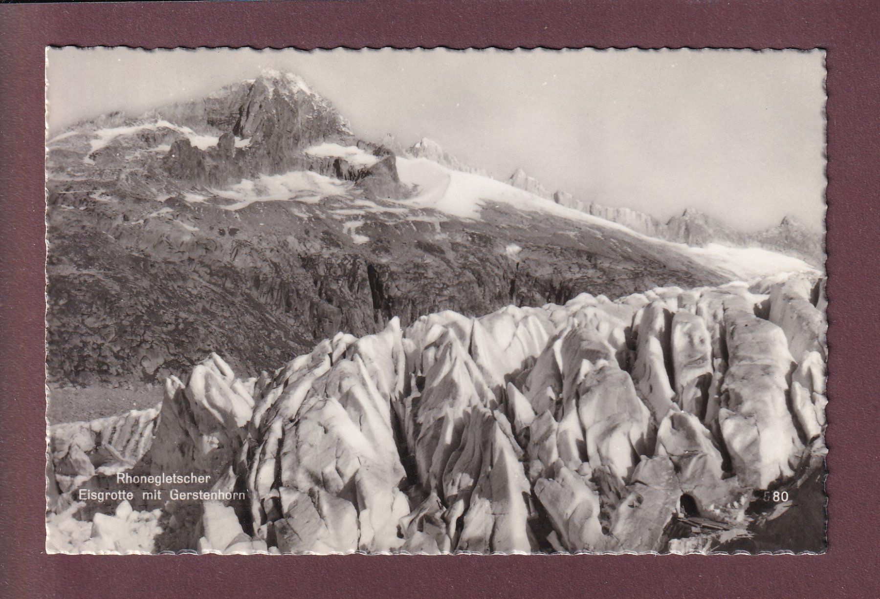 Ansichtskarten: RHONEGLETSCHER - Eisgrotte – Gebraucht aus Pully von nicecards