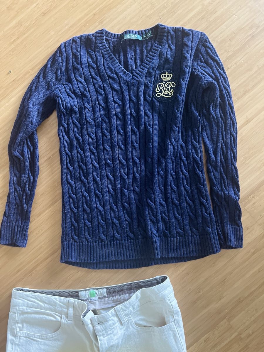 Ralph Lauren Maglioni & Felpe: Pull maille torsadée Ralph Lauren – Usato da Nyon venduto da ikel78