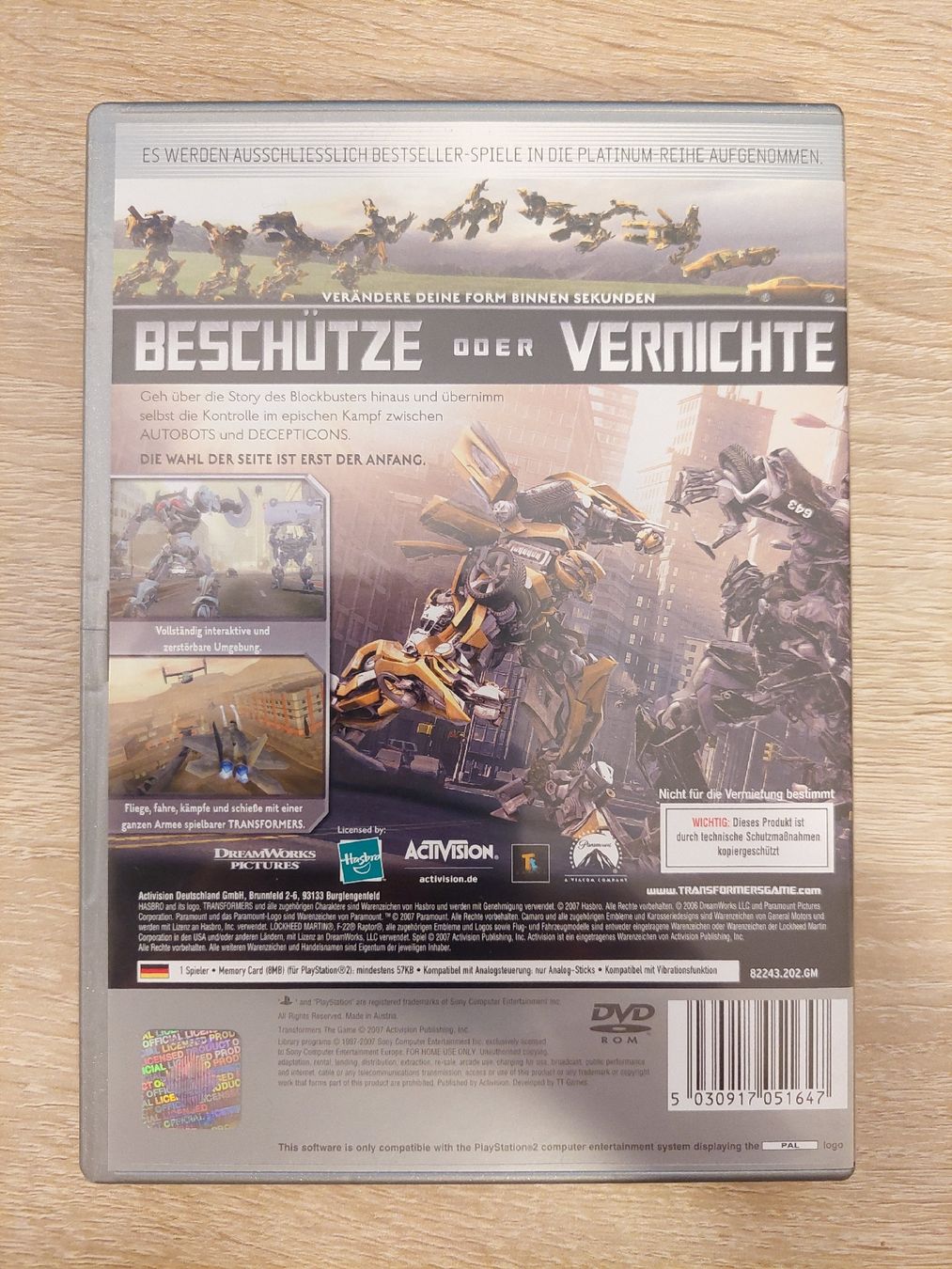 Sony Giochi: Transformers The Game Playstation 2 – Usato da Stansstad venduto da Mazzane 2