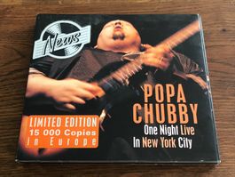 POPA CHUBBY - One Night Live in New York City - Limited Edit