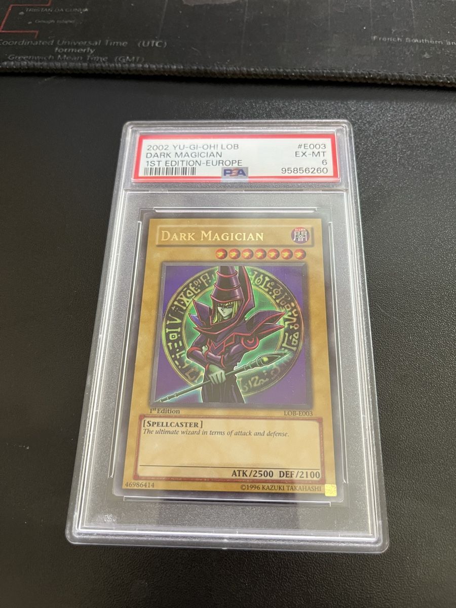 Yugioh Carte collezionabili: Dark magician LoB 1st PSA 6 – Usato da Châtelaine venduto da Tom_l57z