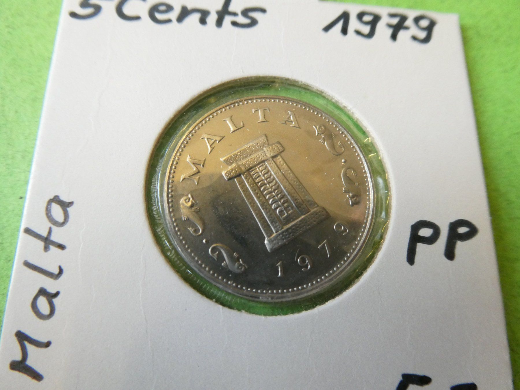 Tutti le monete: Malta 1979, 5 Cents    PP – Usato da Hinterforst venduto da Rohusri