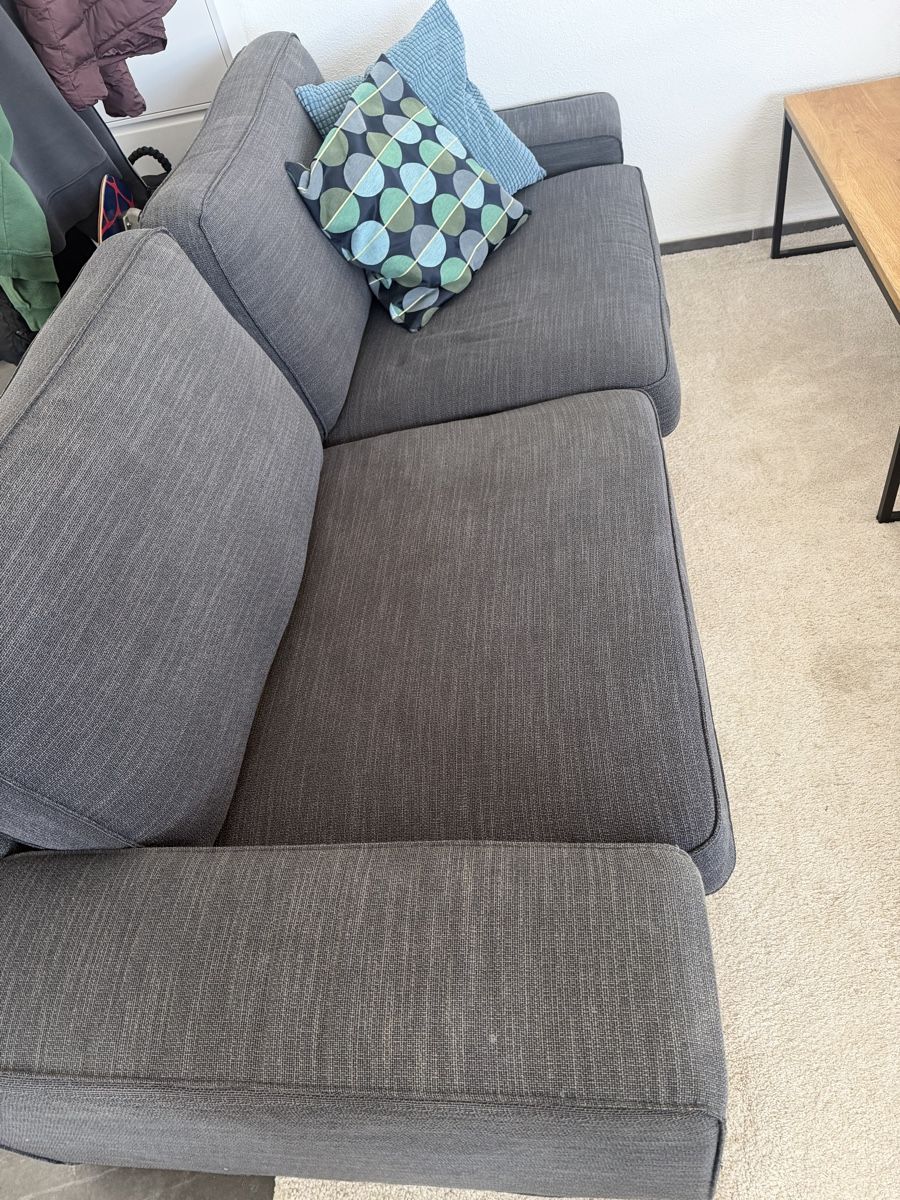 Divani: IKEA KIVIK 3-Sitzer Sofa + Hocker (Anthrazit) – Usato da Dübendorf venduto da vra_5xq6 4