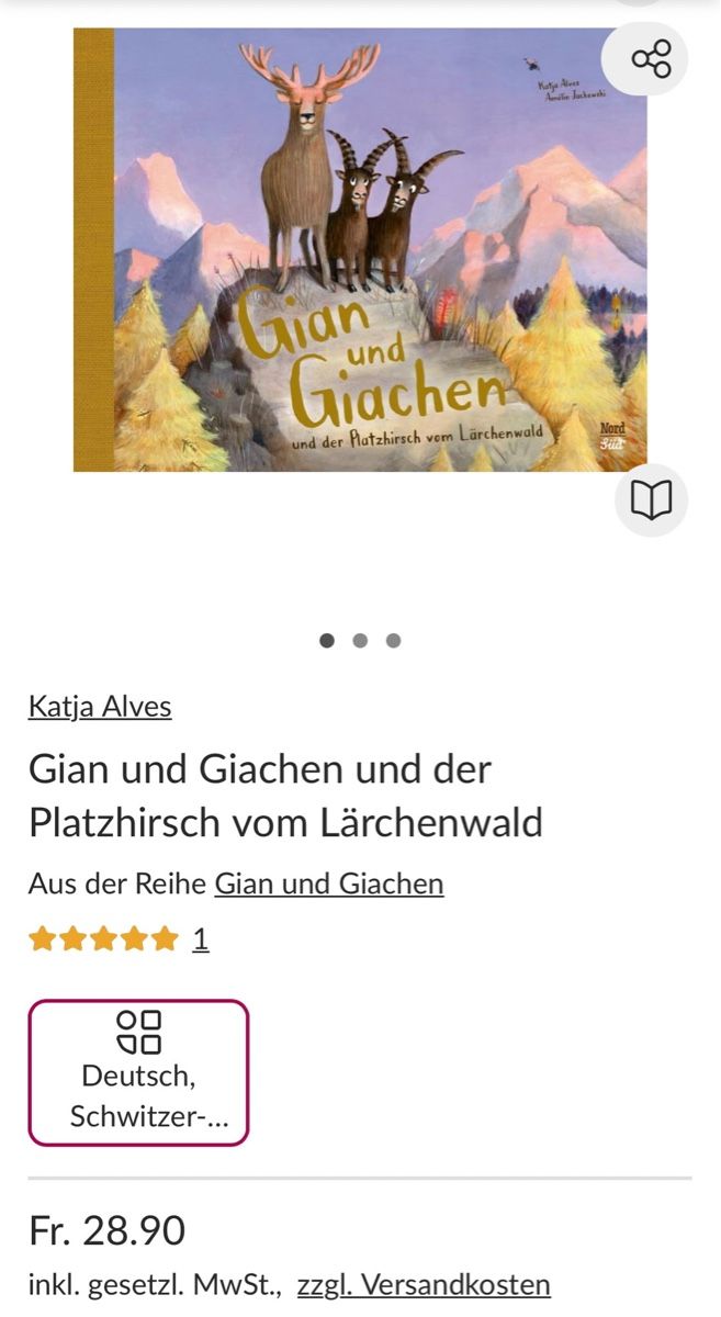 Livres: Gian und Giachen Kinderbuch – Neuf (Voir description) à Gamprin par Minabal 1