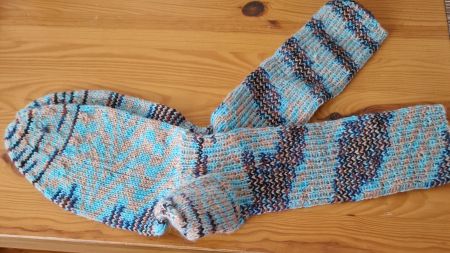 Gestrickte Herren Socken