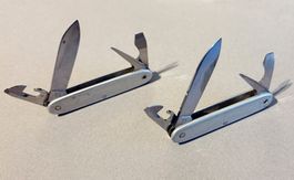 2 Militärsackmesser Elsener JG 1971 und 1973