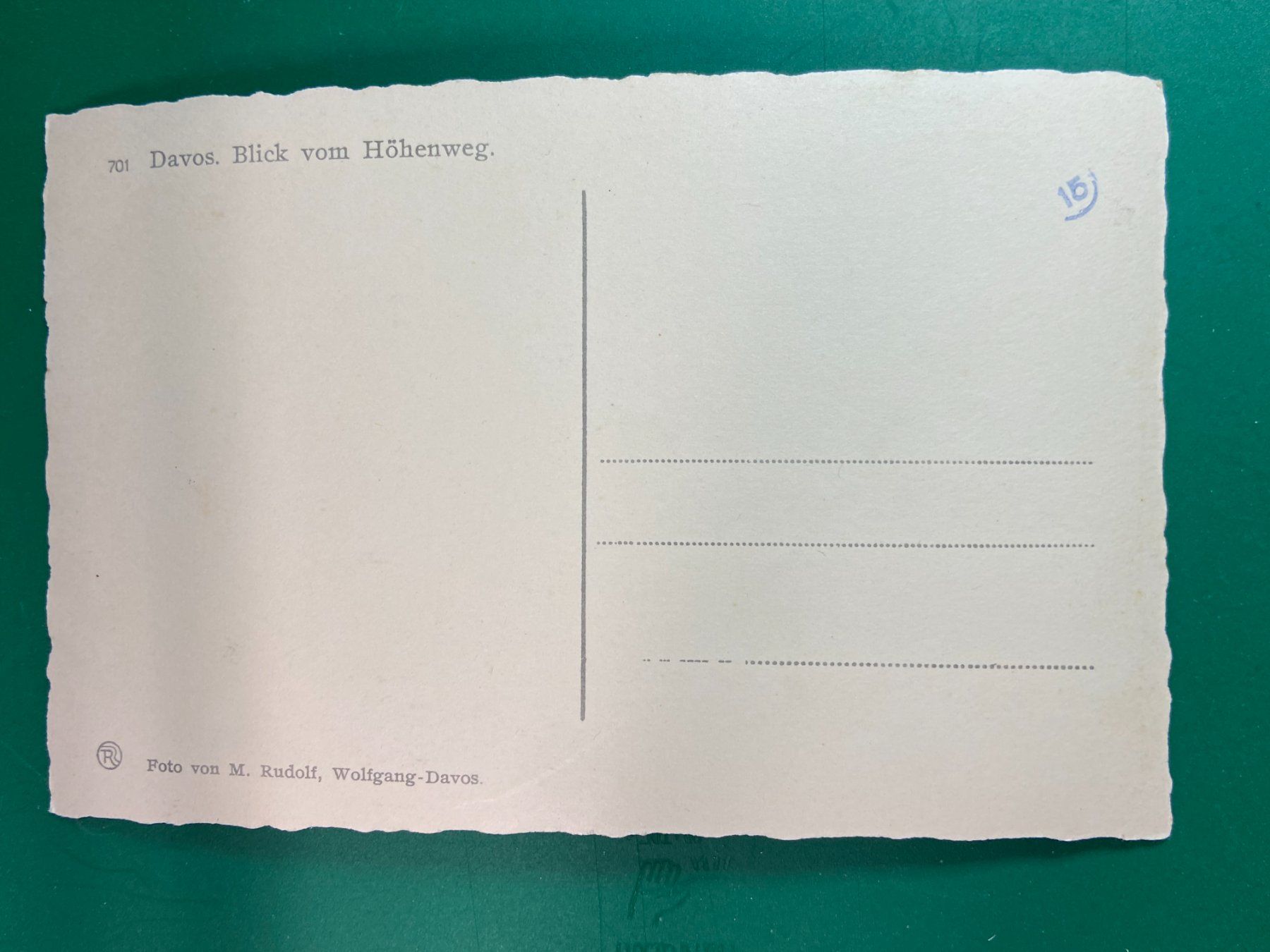 Cartoline postali: Davos - Blick vom Höhenweg – Usato da Steg VS venduto da danwer74 1