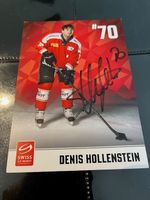Original Autogrammkarte Denis Hollenstein #70 signiert