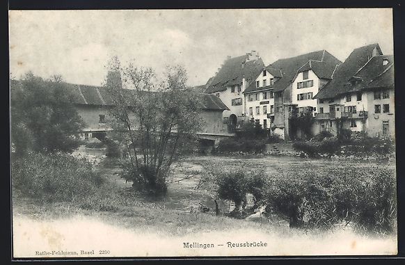 Cartes postales: AK Mellingen, Reussbrücke – D'occasion à Berlin par bartko-reher