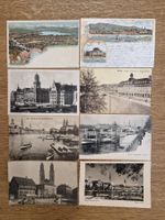 16 Ansichtskarten (2 Lithos) ab 1901 Stadt Zürich. Ab Fr.1!