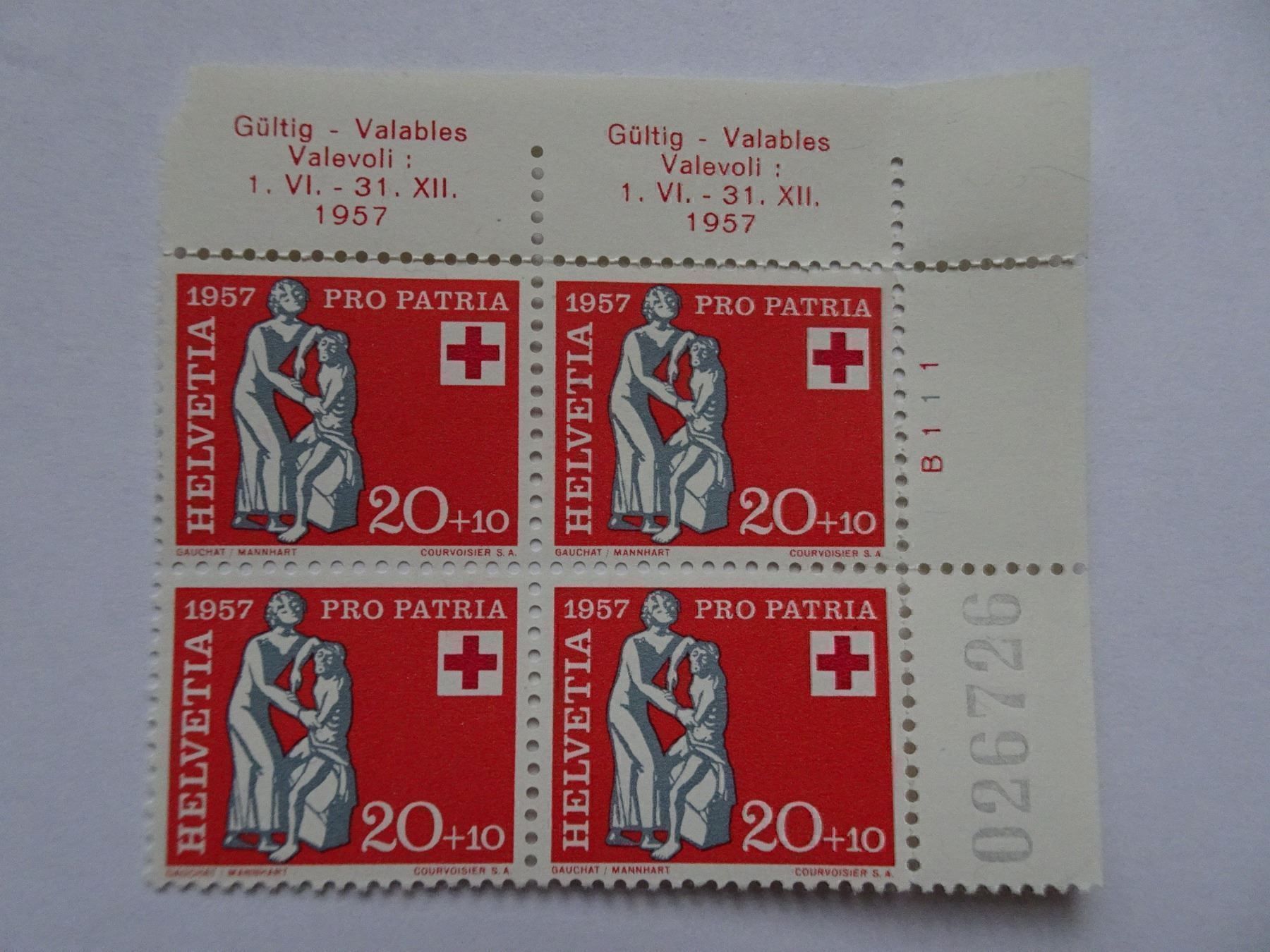 Tutti i francobolli: PP 1957** – Nuovo (secondo la descrizione) da Aadorf venduto da Chnorli-Furz 4