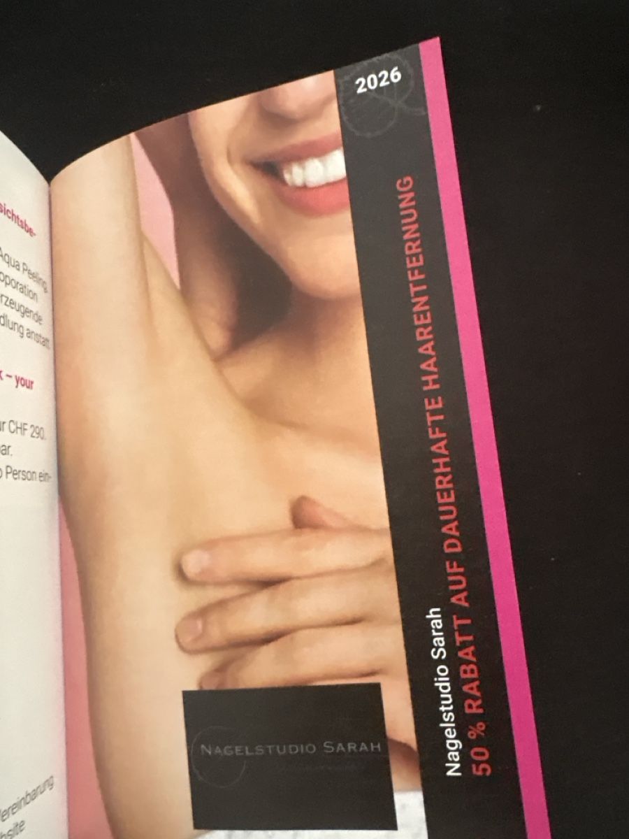 Altro per la cura del corpo: OFFRE Épilation Laser Permanente 50% - Nagelstudio Sarah – Nuovo (secondo la descrizione) da Düdingen venduto da Yellow