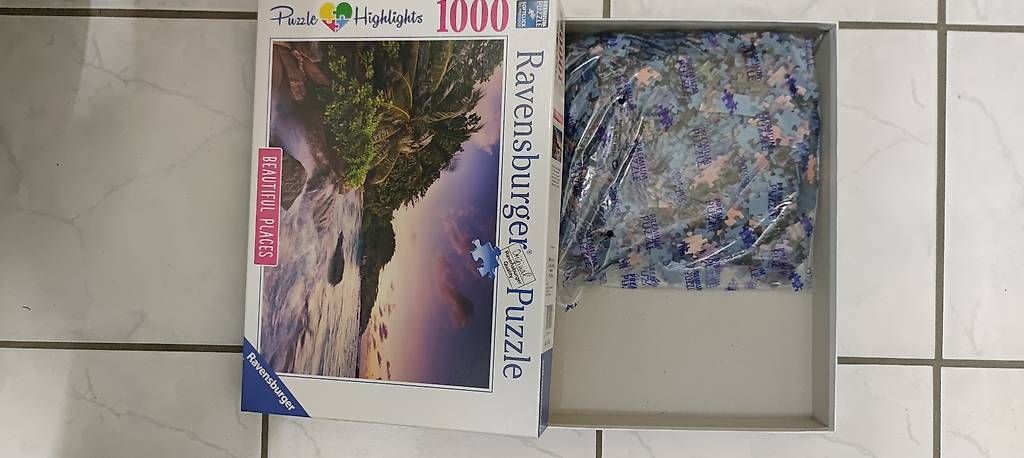 Puzzle: Isola Praslin Puzzle Ravensburger 1000 PZ  – Usato da Morbio Inferiore venduto da Dome_ 2
