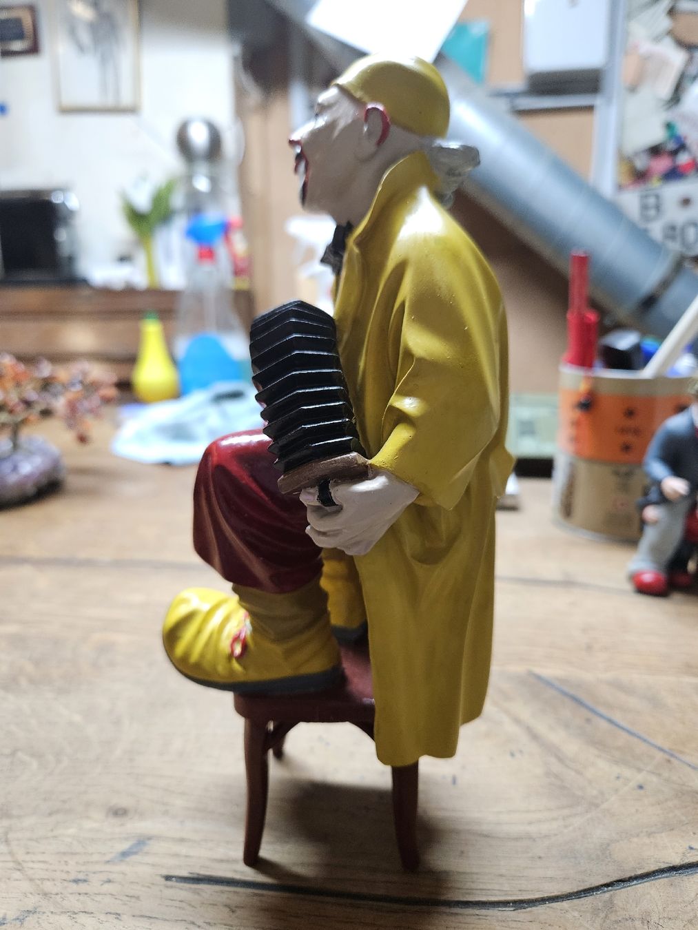 Statuette: Sonja Clown mit Handorgel 26 cm (V) – Usato da Rorschach venduto da TimelessTrading 1