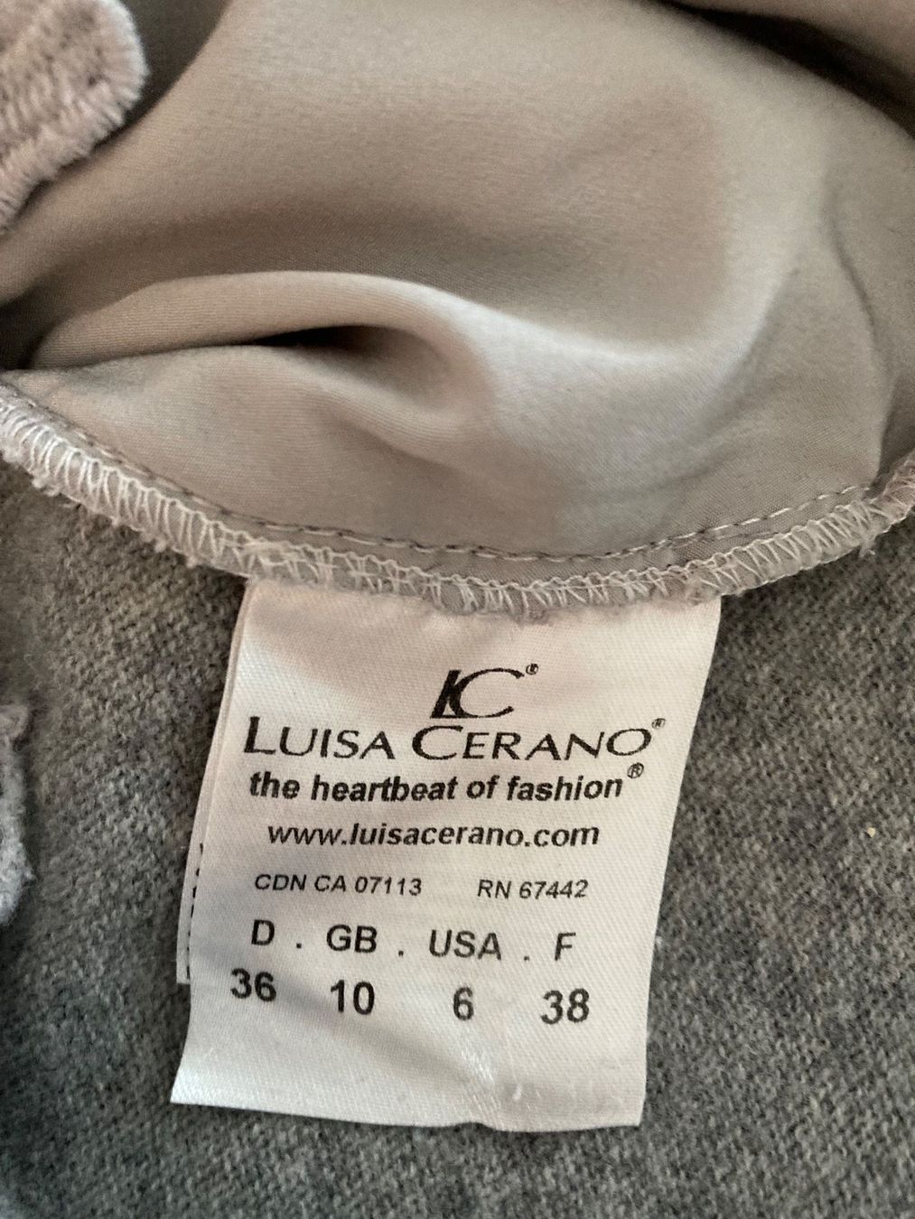 Luisa Cerano Maglioni & Felpe: Luisa Cerano Pullover 36/Schurwolle/Seide/Cashmere/hellgrau – Usato da Berneck venduto da Ordnung2021 6