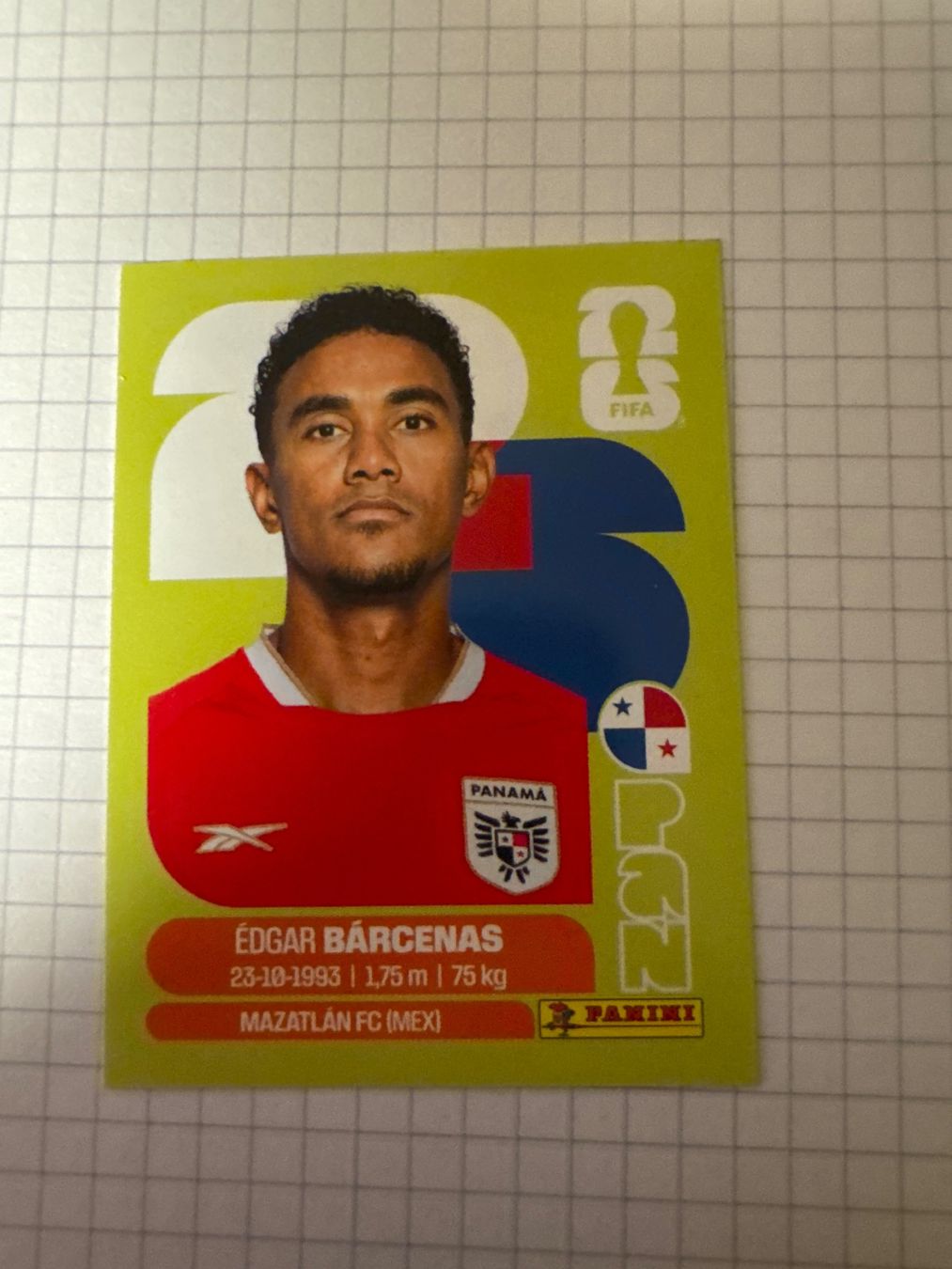 Panini Carte collezionabili: Panini Sticker WM 2026, PAN 14 Edgar Barcenas – Nuovo (secondo la descrizione) da Winterthur venduto da mathis-spielsteine