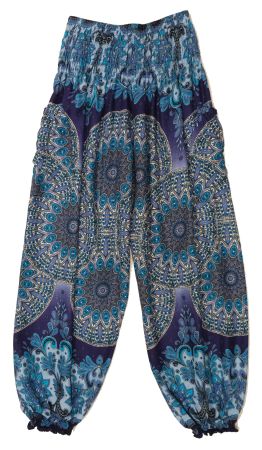 Pumphose bequeme Pluderhose Festival Hose aus Viskose