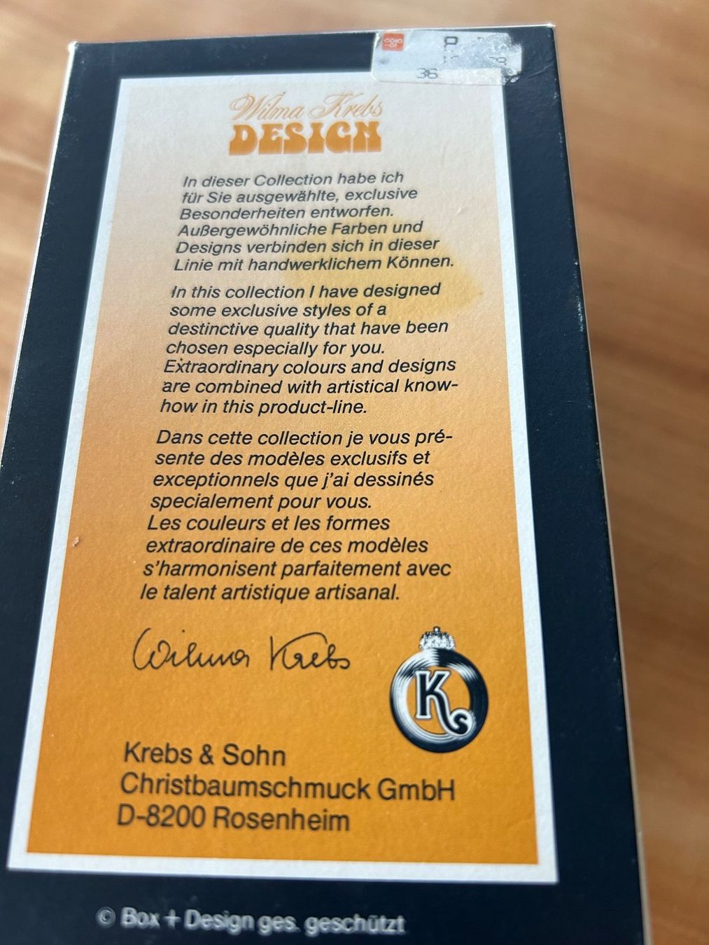 Tutte le decorazioni: Weihnachtskugel Wilma Krebs Design – Usato da Kaltbrunn venduto da lagone1 2
