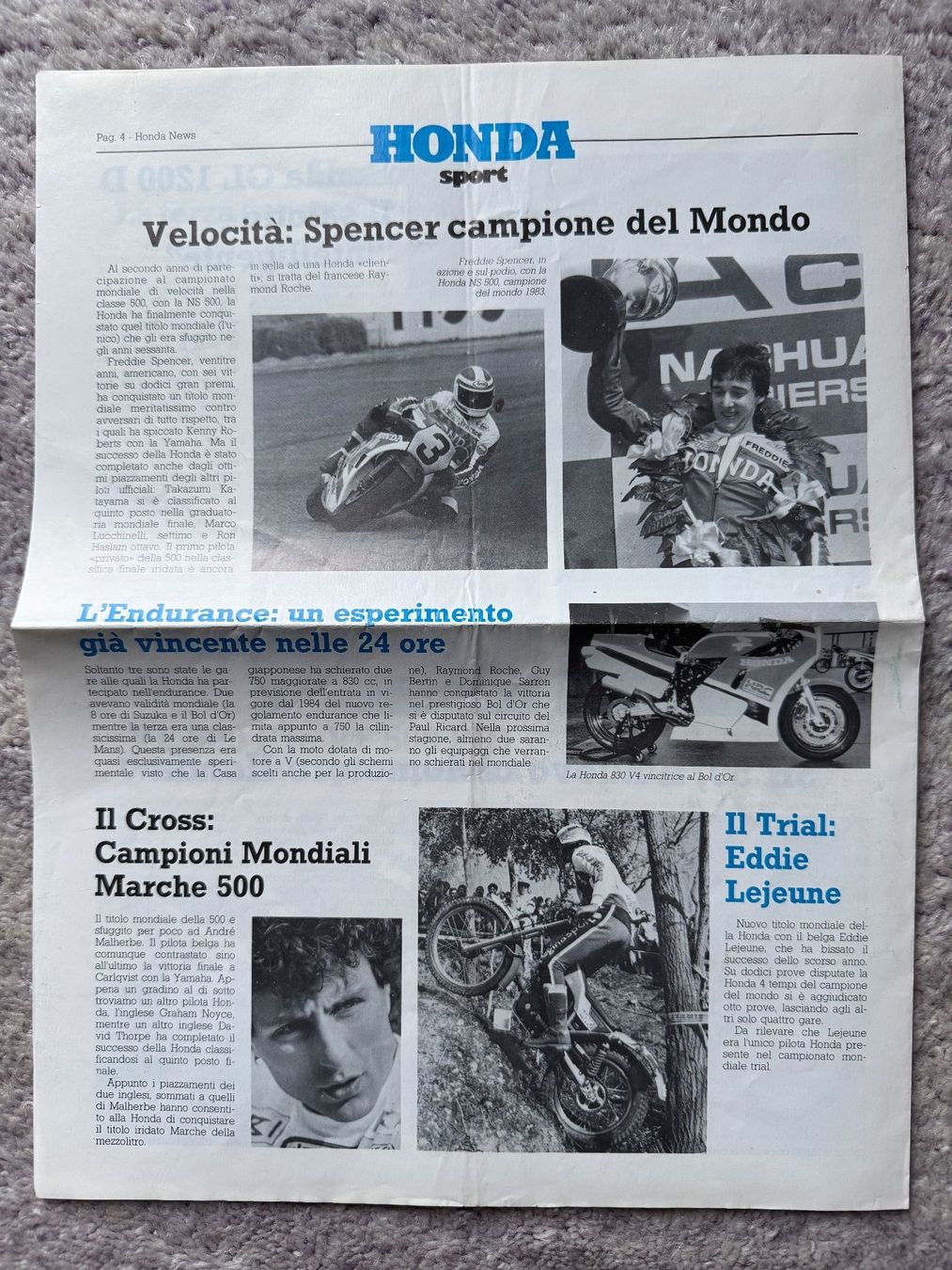 Honda Strasse: Honda VF 1000 R / Freddie Spencer – Gebraucht aus Morrens VD von kawah2 4