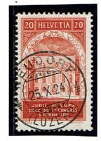 UPU 1924 167A Vollstempel Neudorf LU