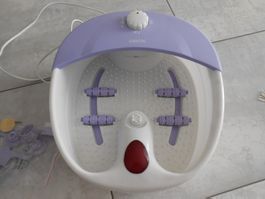 Fussbad-Massage,Elektrisch, Rollen, Zusatz-Bürsten wie NEU