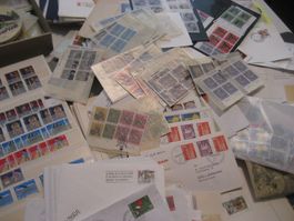 Schweiz Briefmarken - Restbestände; Wunderkiste!!!!