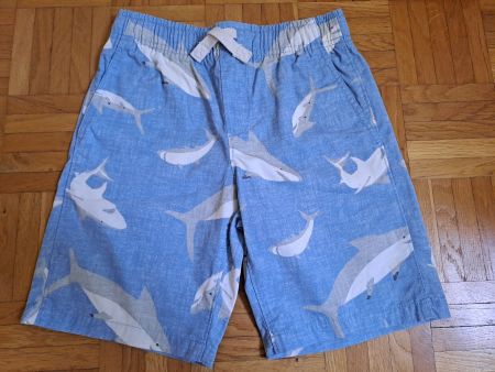 Shorts Lands End Hai-Motiv, wie neu 122 cm. Versand 2 CHF