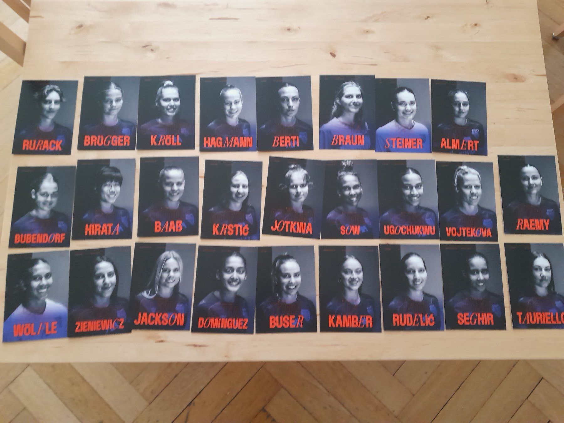 Autografi: Fc basel  frauen autogrammkarten 25-26 – Usato da binningen venduto da bergen00