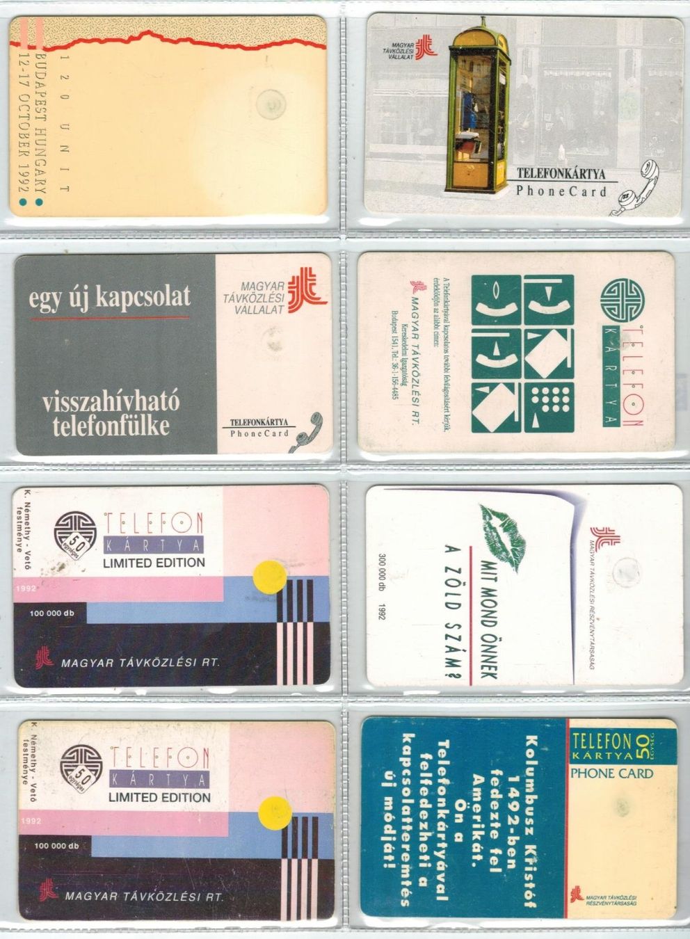 Cartes de téléphone: 8 Telefonkarten Ungarn – D'occasion à Zürich par Tolima194 1