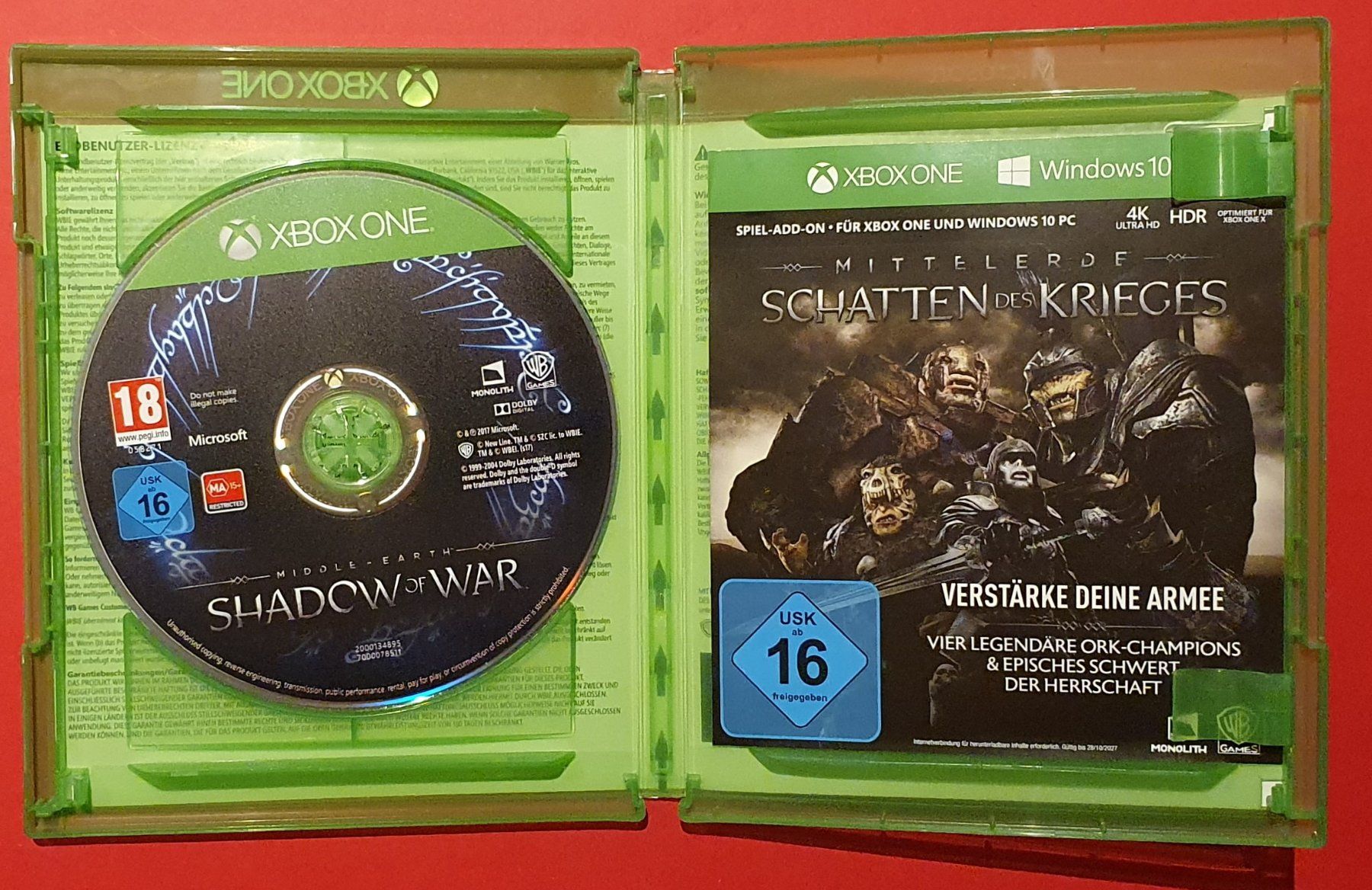 Microsoft Giochi: Microsoft Xbox One Game Mittelerde - Schatten des Krieges – Usato da Illnau venduto da BoFrost 3